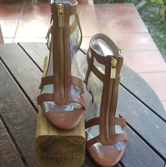 MICHAEL Michael Kors Shoes - Michael Michael Kors Tan Sandals MICHAEL Michael Kors Shoes - Michael Michael Kors Tan Sandals